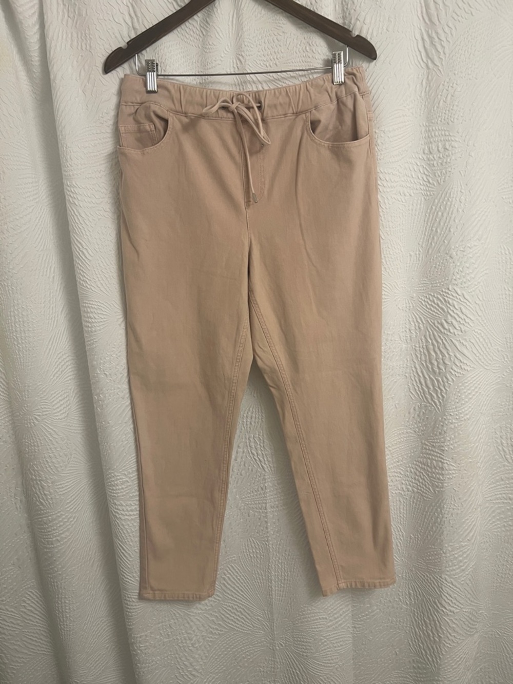 French Connection Beige Boyfriend Jeans